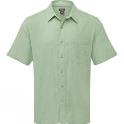 Camisa Royal Robbins Cross Dyed Cool Mesh Hombre - Verde - Chile GMS478312